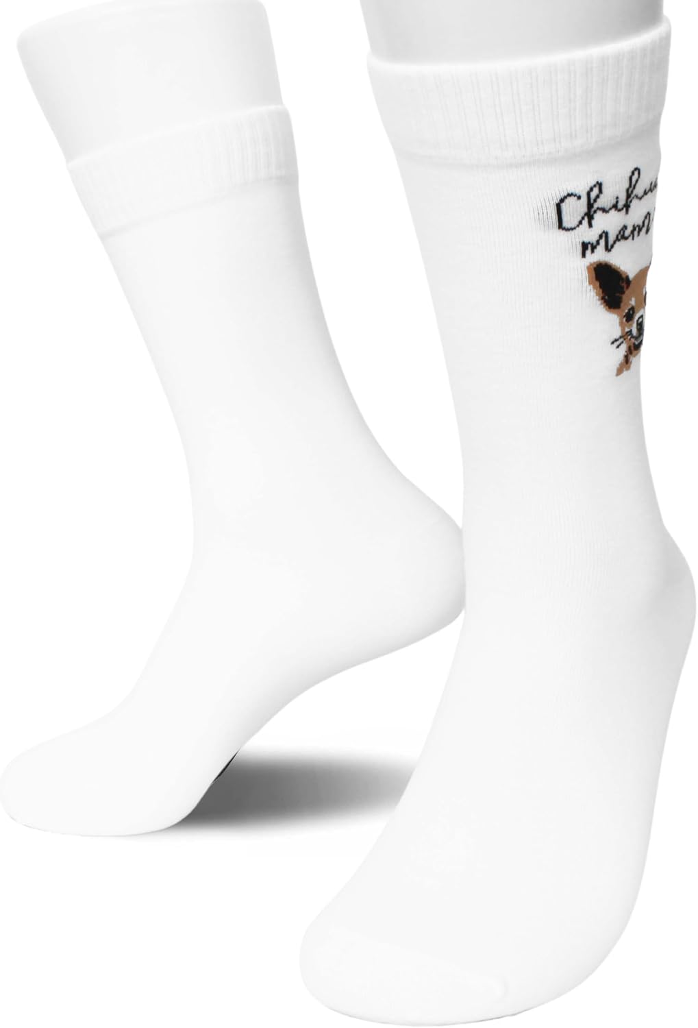 Chihuahuahua Mama Socks Gifts for Chihuahua Mom Gifts for Birthday, Christmas, etc.(122) - Image 4