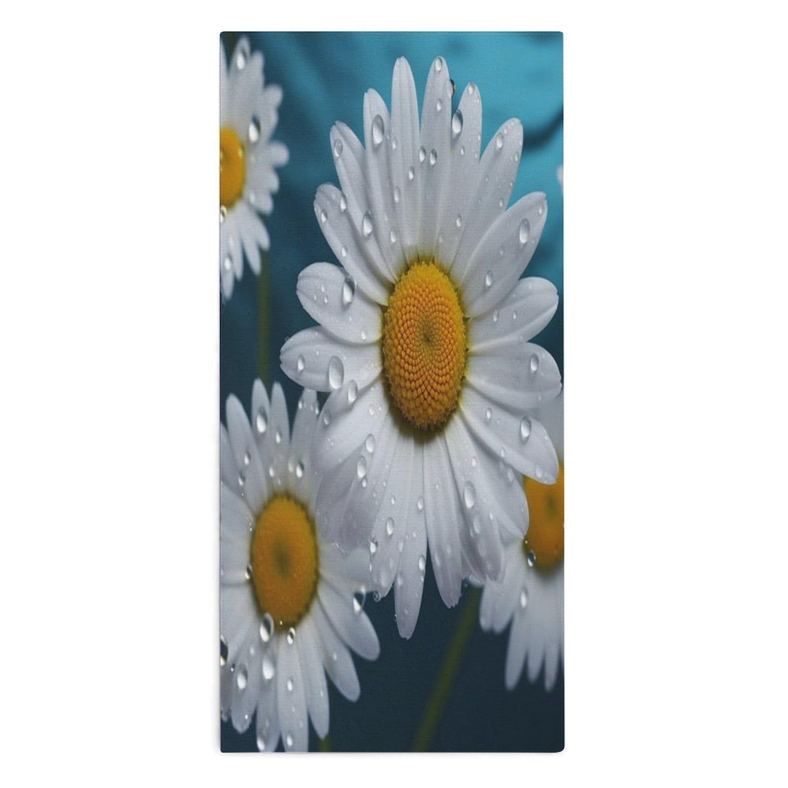 Btcowzrv Style Daisy Flowers Bath Towel Beach Towels Shower Towel