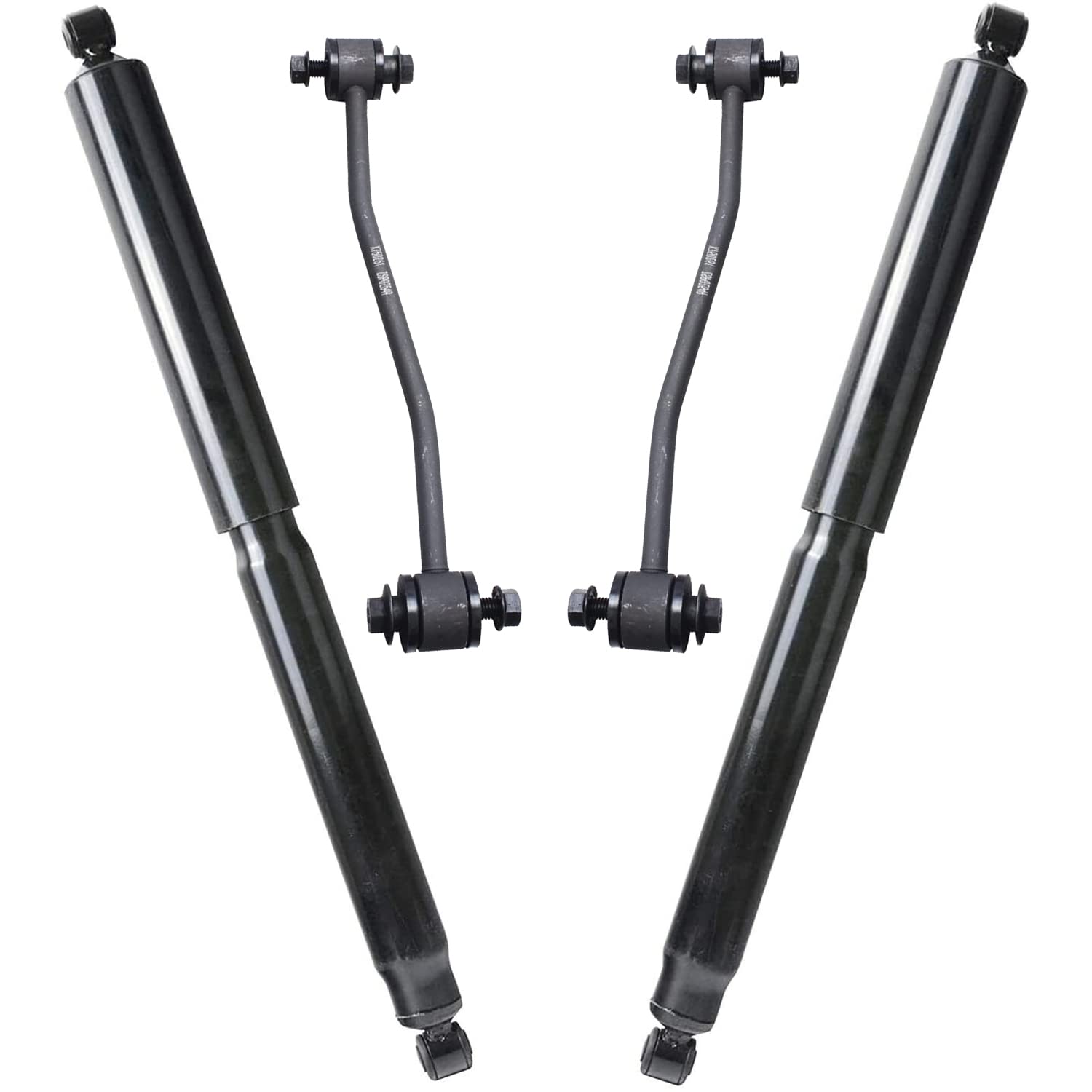 Detroit Axle - 4WD Rear 4pc Shocks Kit for 2003-2004 Ford F-250 Super Duty