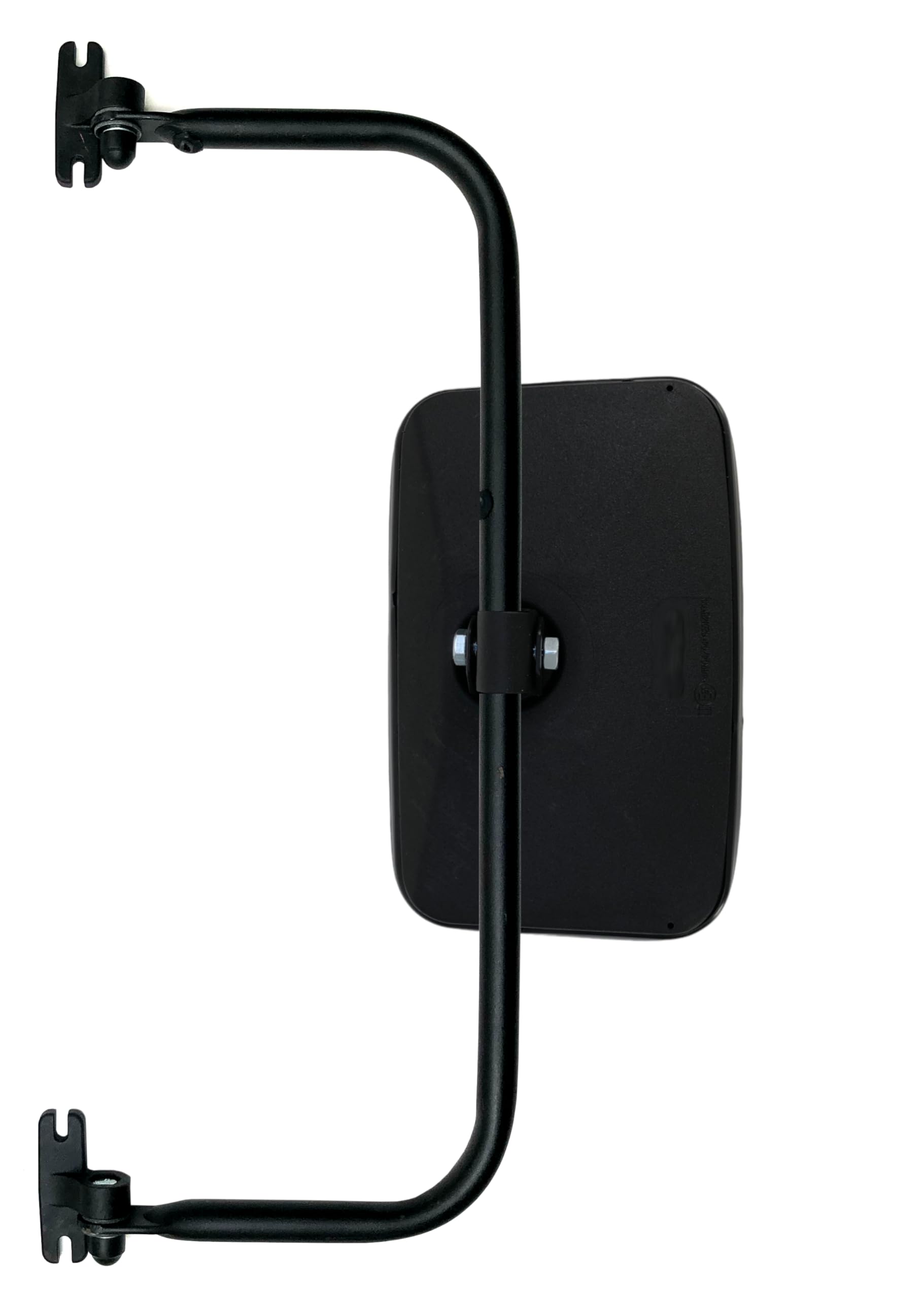 Specchietto retrovisore esterno 250 x 165 mm R1800 Ø10, Ø15 e Ø18 mm E20 e supporto specchio per camion trattore escavatore