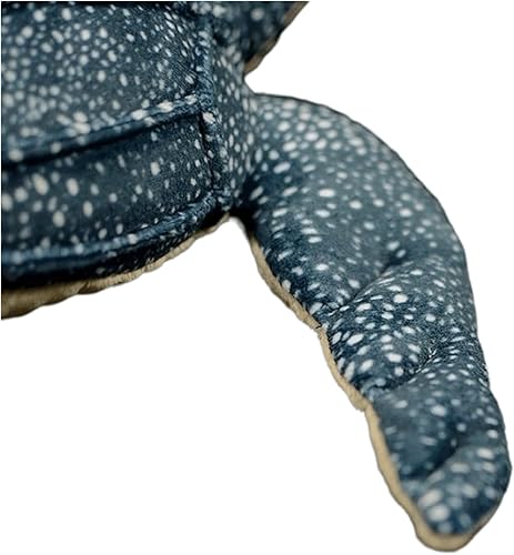 Miniatura 3 de FRANKIEZHOU Peluche realista de tortuga de cuero sintético de 12 pulgadas, animal de peluche realista de Seaturtle, juguete de peluche suave, regalo