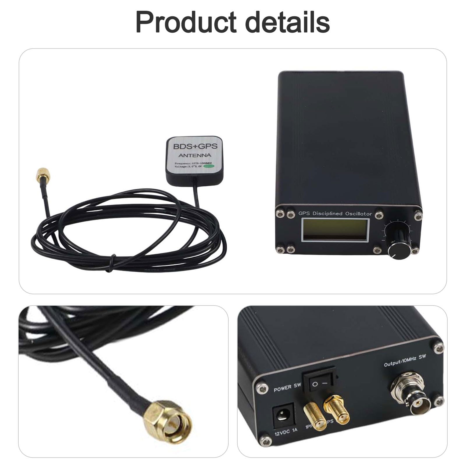 High Performance GPSDO GPS Tamed ClockCorrection Signal Generator Disciplined Oscillator 10MHz Exceptional Stability