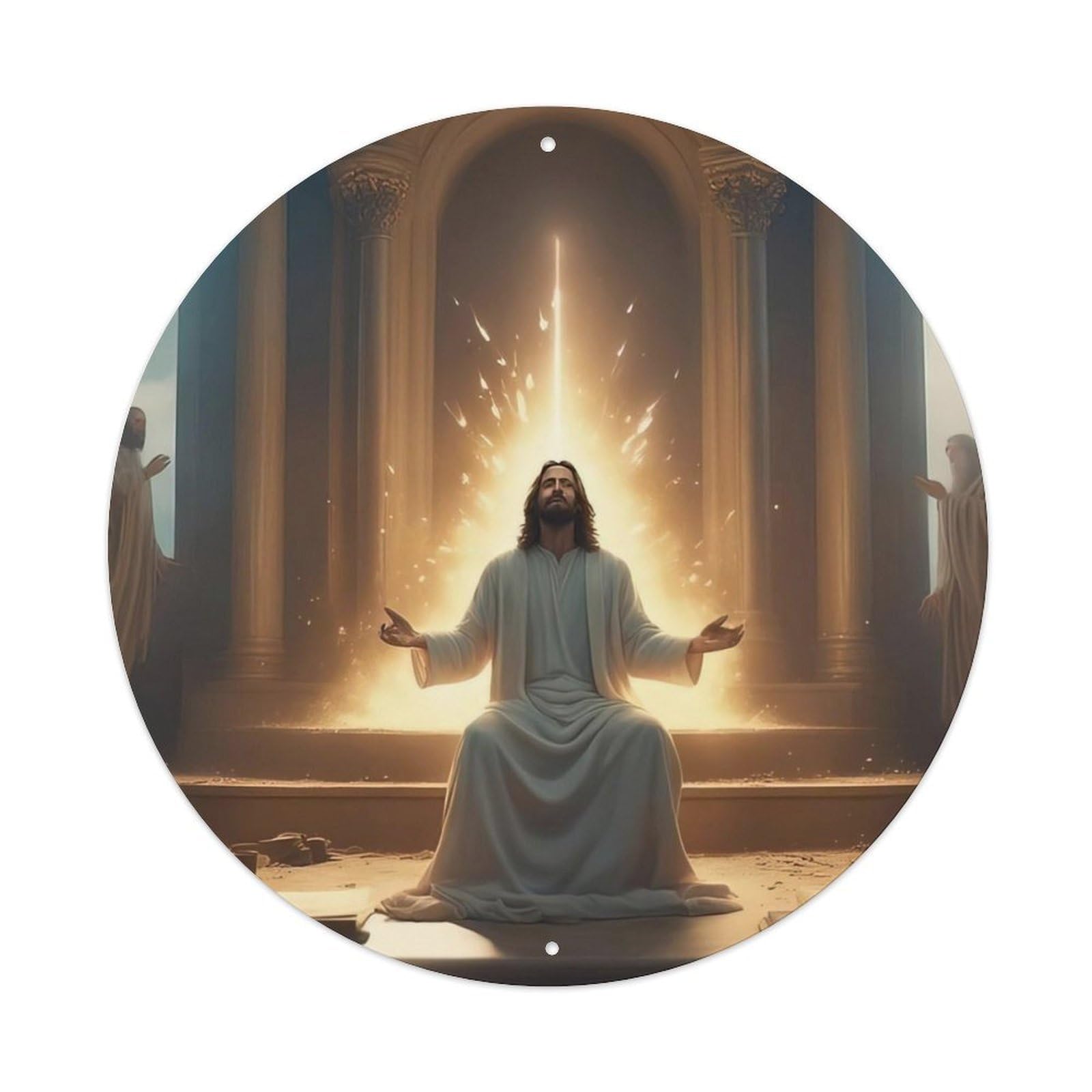 Jesus The Saviour Religious Metal Tin Sign