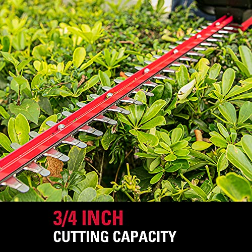 Powerworks 40V 24 Inch Cordless Hedge Trimmer Electric Grass Trimmer, Dual Action Blade & 3/4" Cutting Capacity, Xb 2Ah Battery And Charger Included ,For Bush Lawn And Garden #TOP3