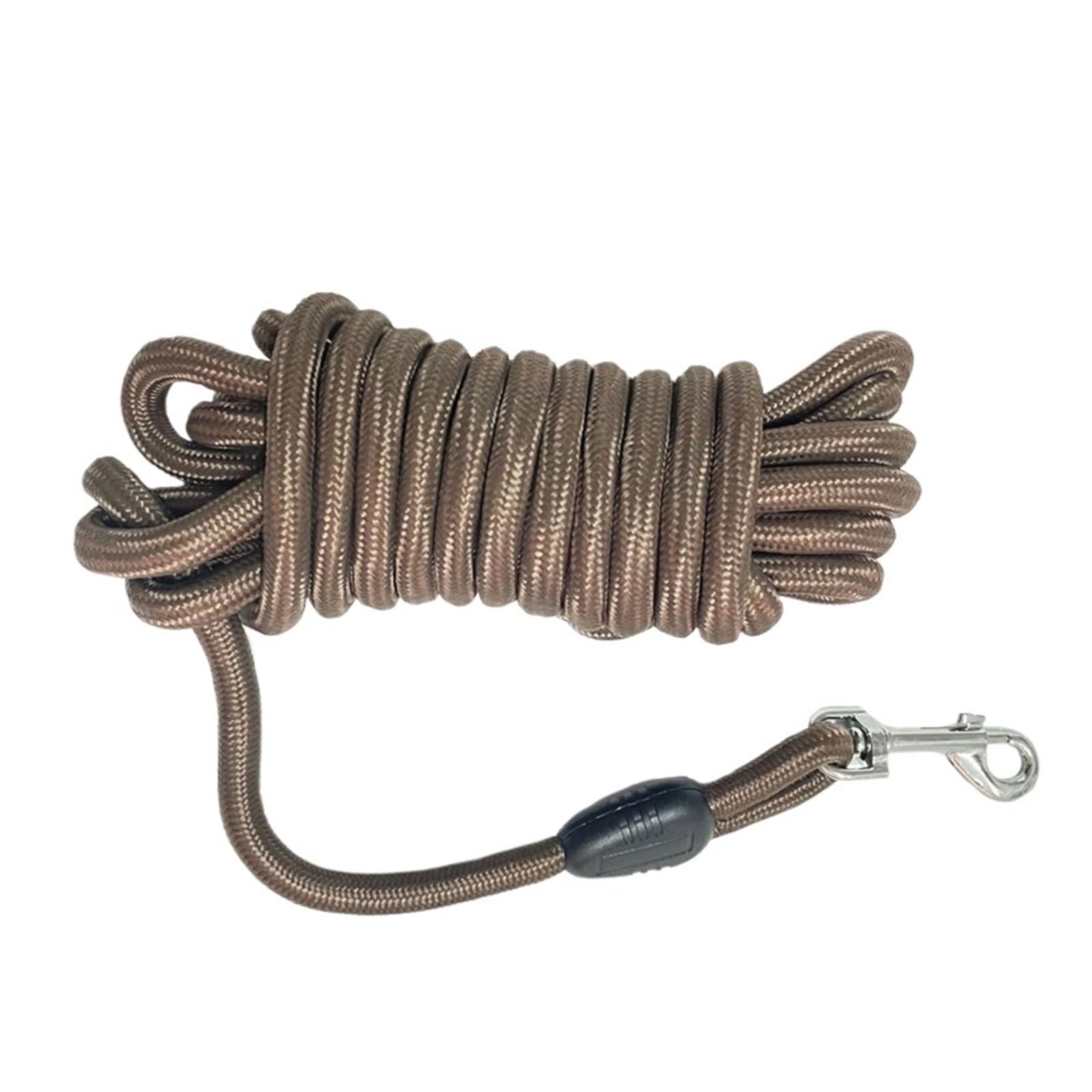 Laisse pour chien de 10m de couleur café idéale pour les moyens et grands chiens