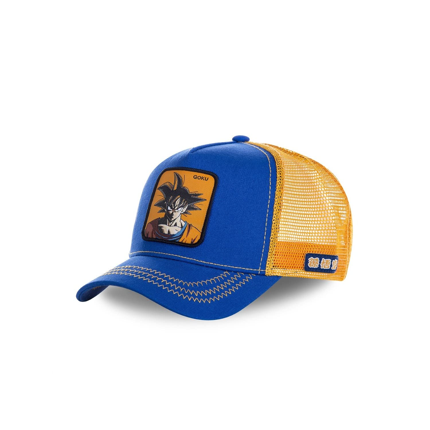 Capslab Son Goku Trucker Cap Dragon Ball Z Blue/Yellow - One-Size