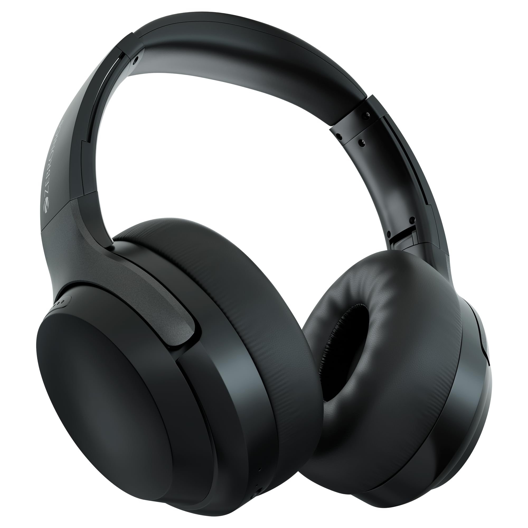ZEBRONICS Duke Plus, Wireless Over Ear Headphone with ANC, ENC, Gaming Mode, Dual Pairing, Rapid Charge, Upto 70* Hours Backup, Bluetooth v5.4, AUX, Comfortable Earcushion, Deep Bass (Black)-image-47