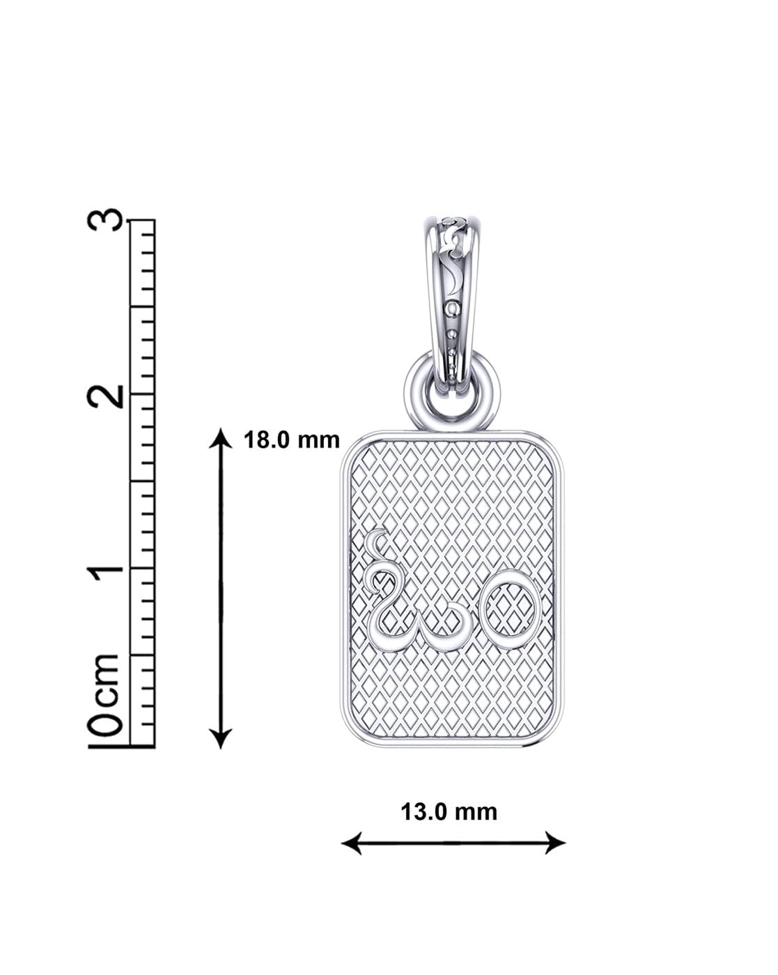 Mtrolls Collana in argento 925 con ciondolo spirituale OM, 6,0 g, piccolo, in argento Sterling 600653900, Small, Argento sterling