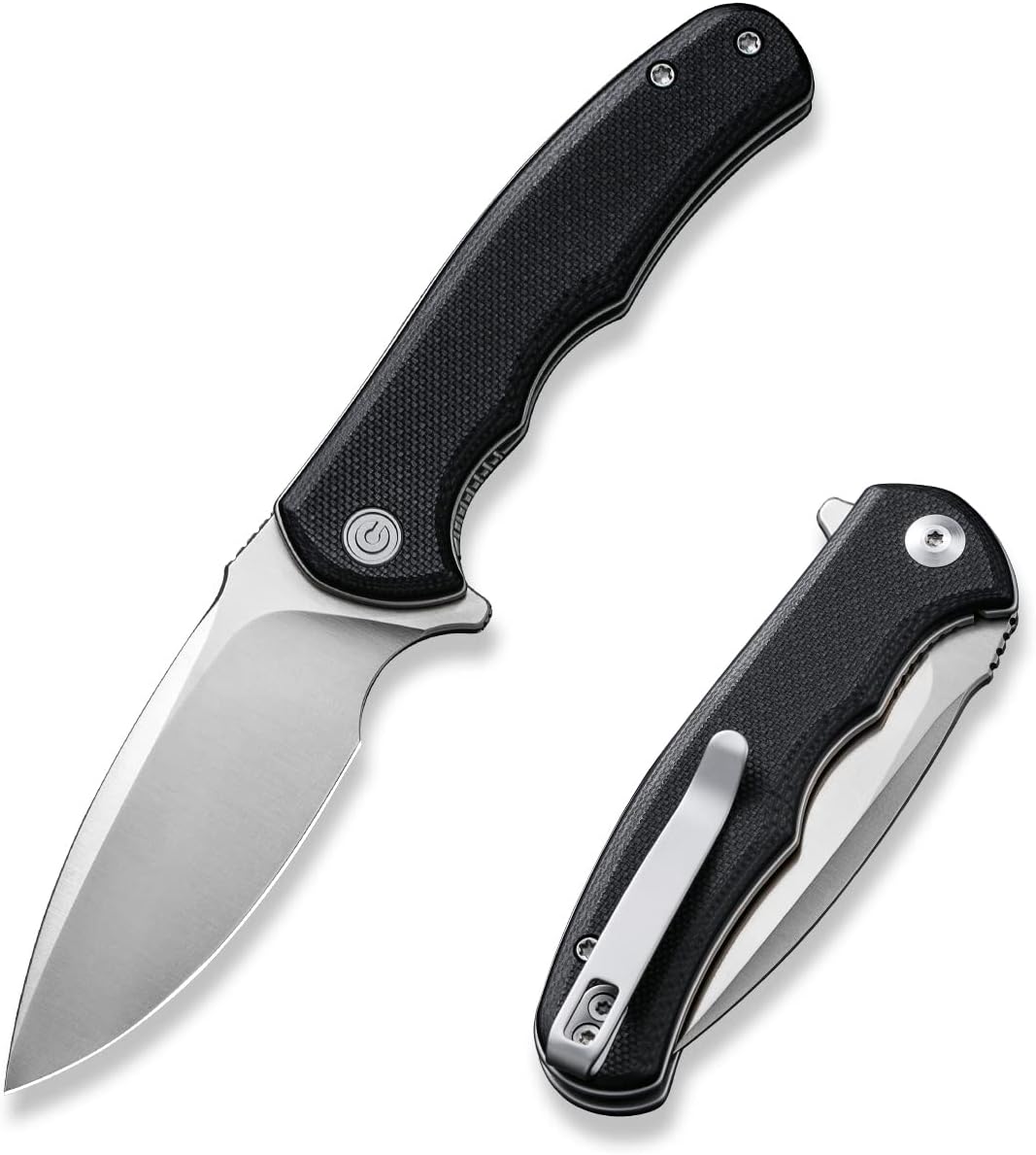 Mini Praxis Folding Pocket Knife, 2.98" D2 Steel Blade G10 Handle Small EDC Knife with Pocket Clip for Men Women, Sharp Camping Survival Hiking Knives C18026C-2