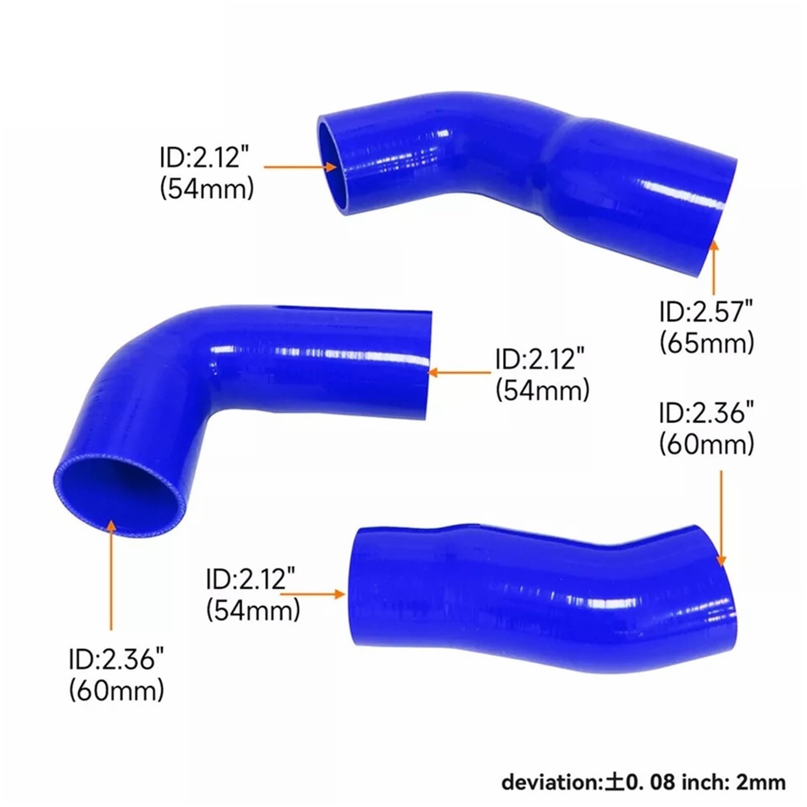 Pasuje do Bmw E60/E61 Seria 5 Zestawy silikonowych przewodów(Gray)