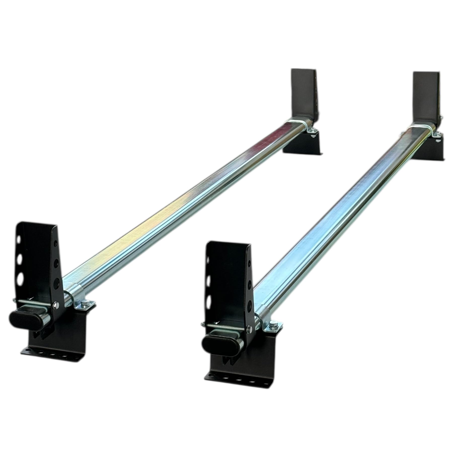 Shield Autocare Roof Bars Compatible with Ford Transit Custom (2013-2023) Steel Roof Rack & Tie Hole Loadstops for L1 (SWB) & L2 (LWB) with Low Rooftop (2 Bars Only) — view 4