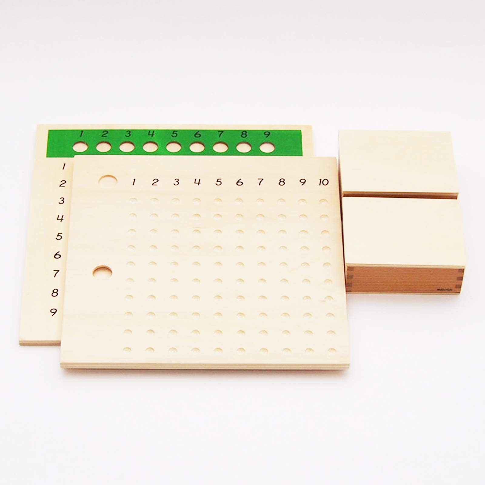 Amazon | 【MONTE Kids】モンテッソーリ教具 - 掛け算 割り算板セット