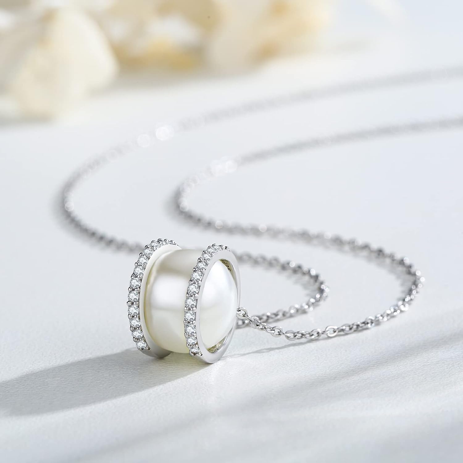 TUGHRA Evil Eye Necklace S925 Sterling Silver Evil Eye Pendant Necklaces Protection Jewelry Amulet Gift for Women Girls Boys Men Birthday Anniversary - Image 3