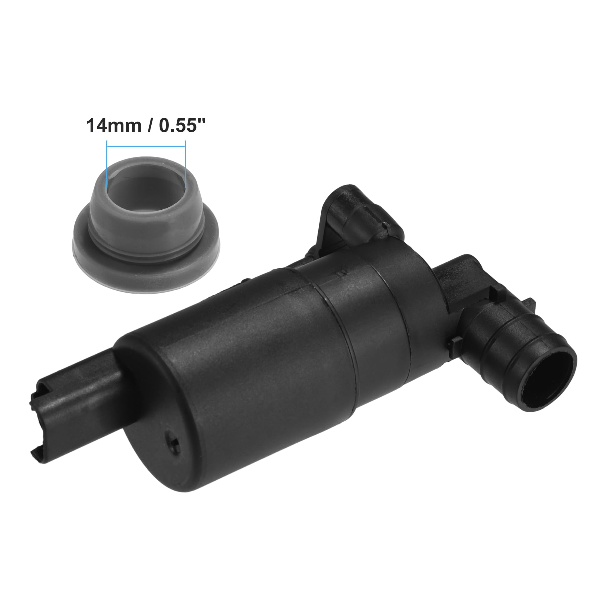 A ABSOPRO Motor de Bomba de Lavaparabrisas Compatible con Citroen C3 No.643471-1 Unidad