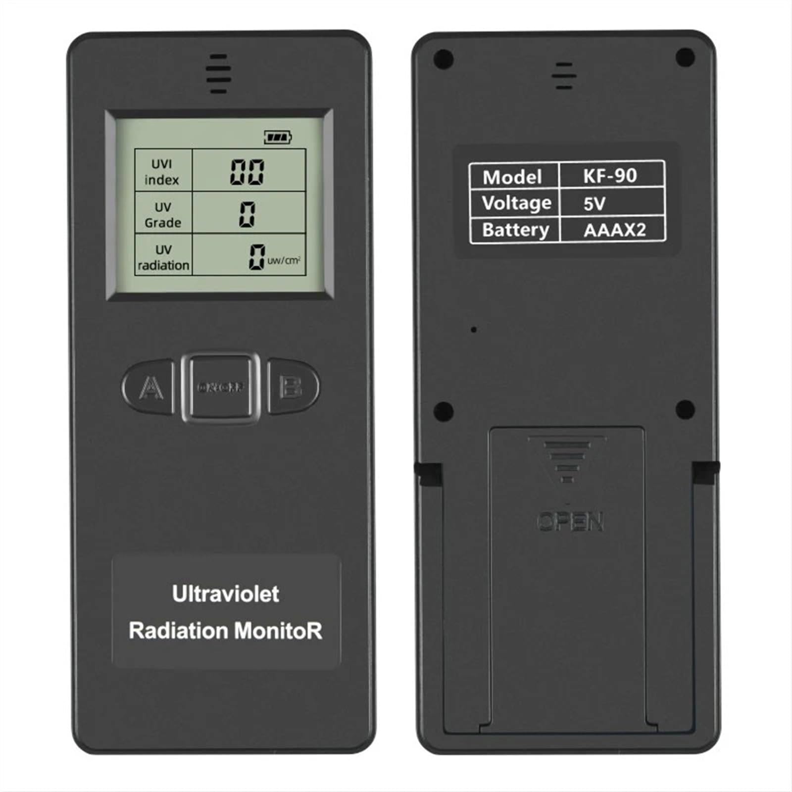 Radiación UV medible de luz solar y luz de lámpara, Detector de radiación ultravioleta portátil, medidor for exteriores e interiores