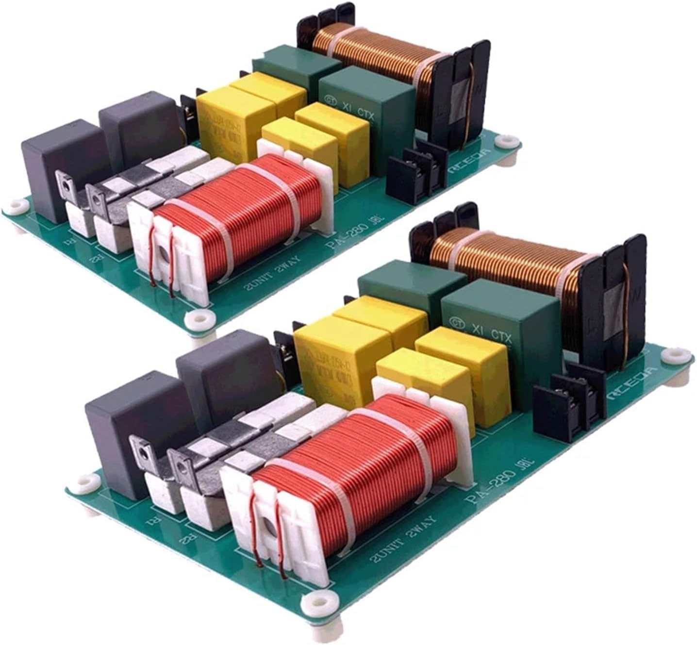 2PCS 2-Way 800W Professional Speaker Frequency Divider 2 Unit 2800Hz Audio Crossover Filters