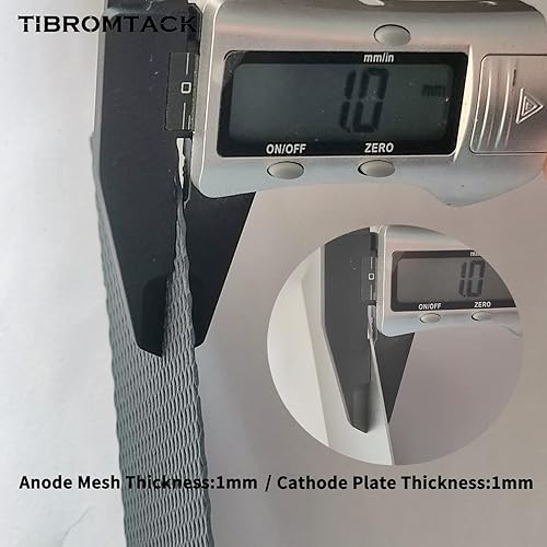 Miniatura 4 de Malla de ánodo de titanio MMO con recubrimiento de rutenio-iridio y placa electrolítica de cátodo sin recubrimiento para ionizador de agua o