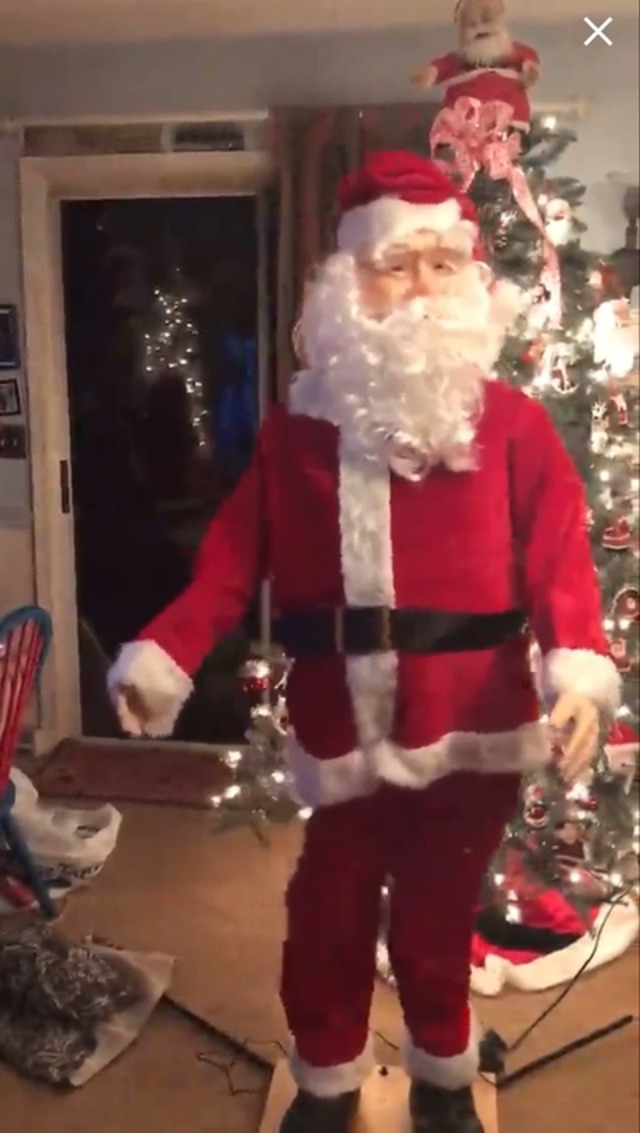 Amazon.com: Life Size Animated Dancing Santa with Realistic Face