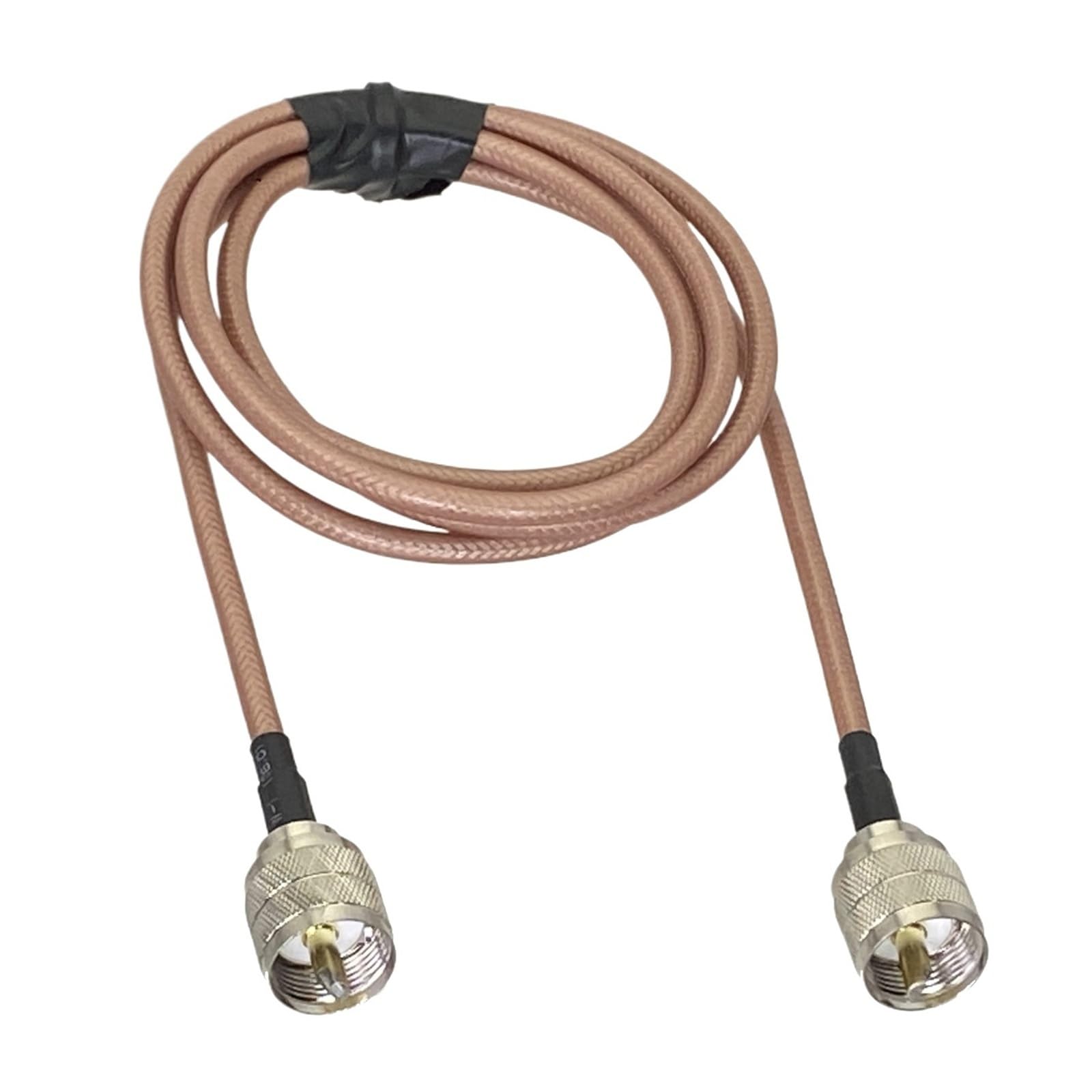 RG316 RG58 RG400 RG142 PL259 Spina maschio al connettore UHF Crimp RF Coassiale Jumper Cavo a spirale 6 pollici ~ 20 M(RG400 PL259 to PL259,8M)