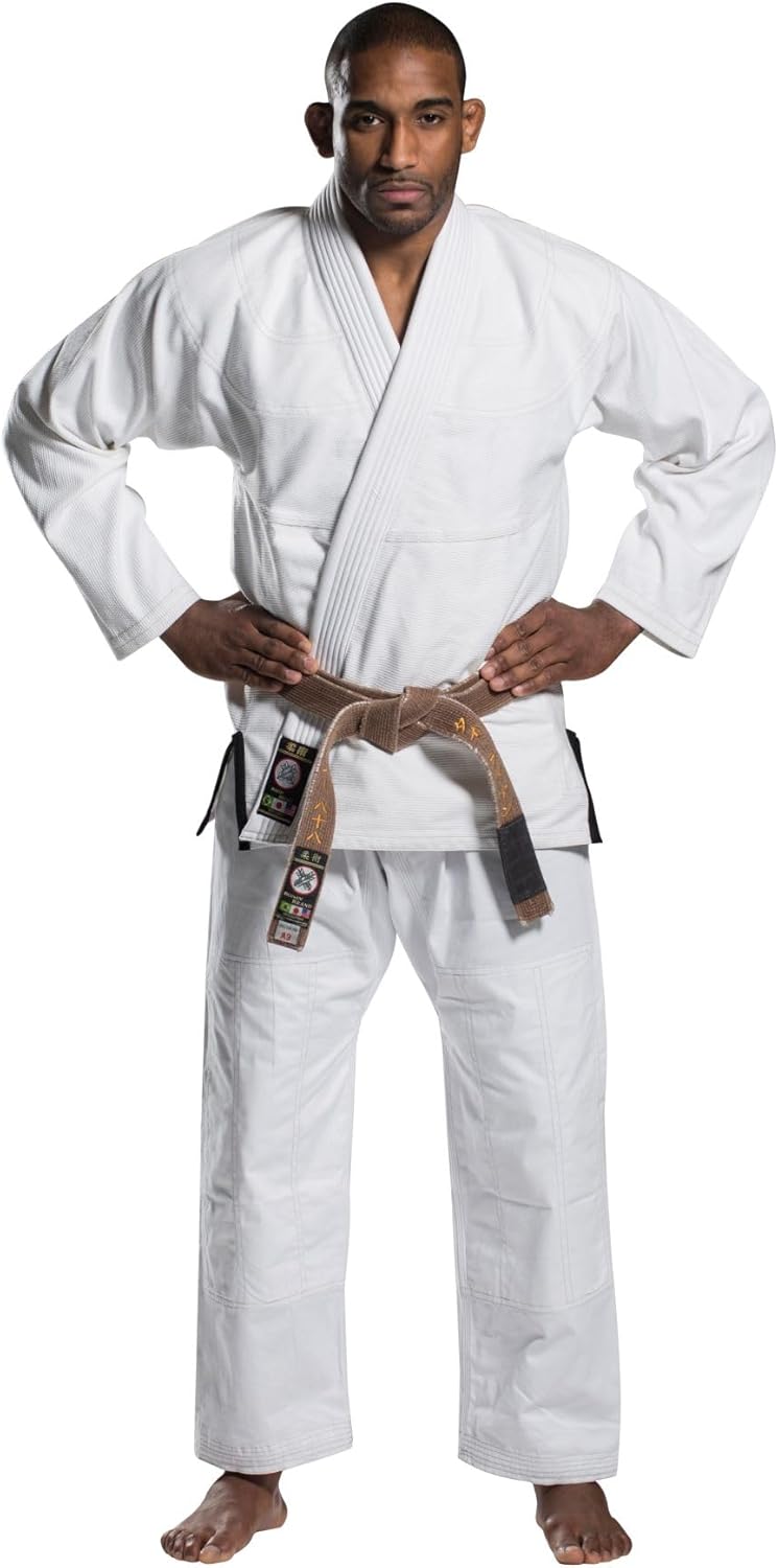 Ronin Brand Plain BJJ Gi - Unisex Brazilian Jiu-Jitsu Gi - - 100% Finest Pre Shrunk Cotton 420 GSM Pearl Weave Material