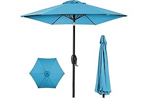 Best Choice Products 7-foot Heavy-Duty Outdoor Market Table Patio Umbrella
