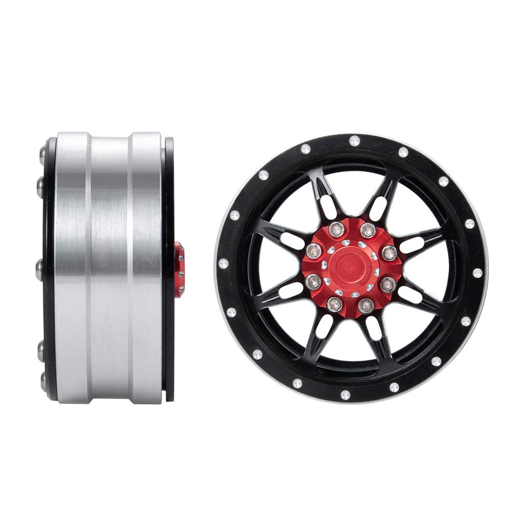 AXspeed 1,9" Beadlock Felgen für 1/10 Axial SCX10 TRX4 D90 RC Crawler Car 4 Stück