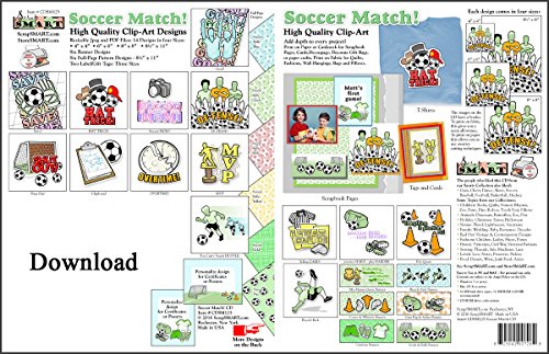 ScrapSMART - Soccer Match - Software Collection - Jpeg & PDF files [Download]