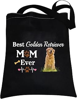 Golden Retriever Mom Gifts Golden Retriever Dog Tote Bags Gifts for Dog Lover Owner Gift Shoulder Shopping Bag
