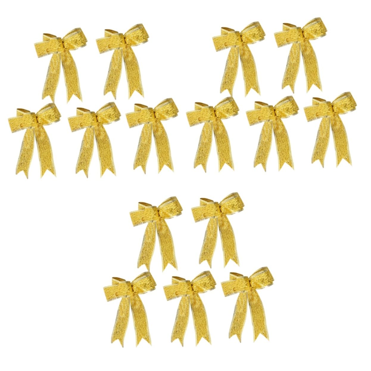 Cabilock 15 Piezas Adornos para Arboles De Navidad Decoraciones Rojas Lazos Navideños para Lazo De De Navidad Lazo para Navidad del Árbol De Navidad Pajaritas De Navidad