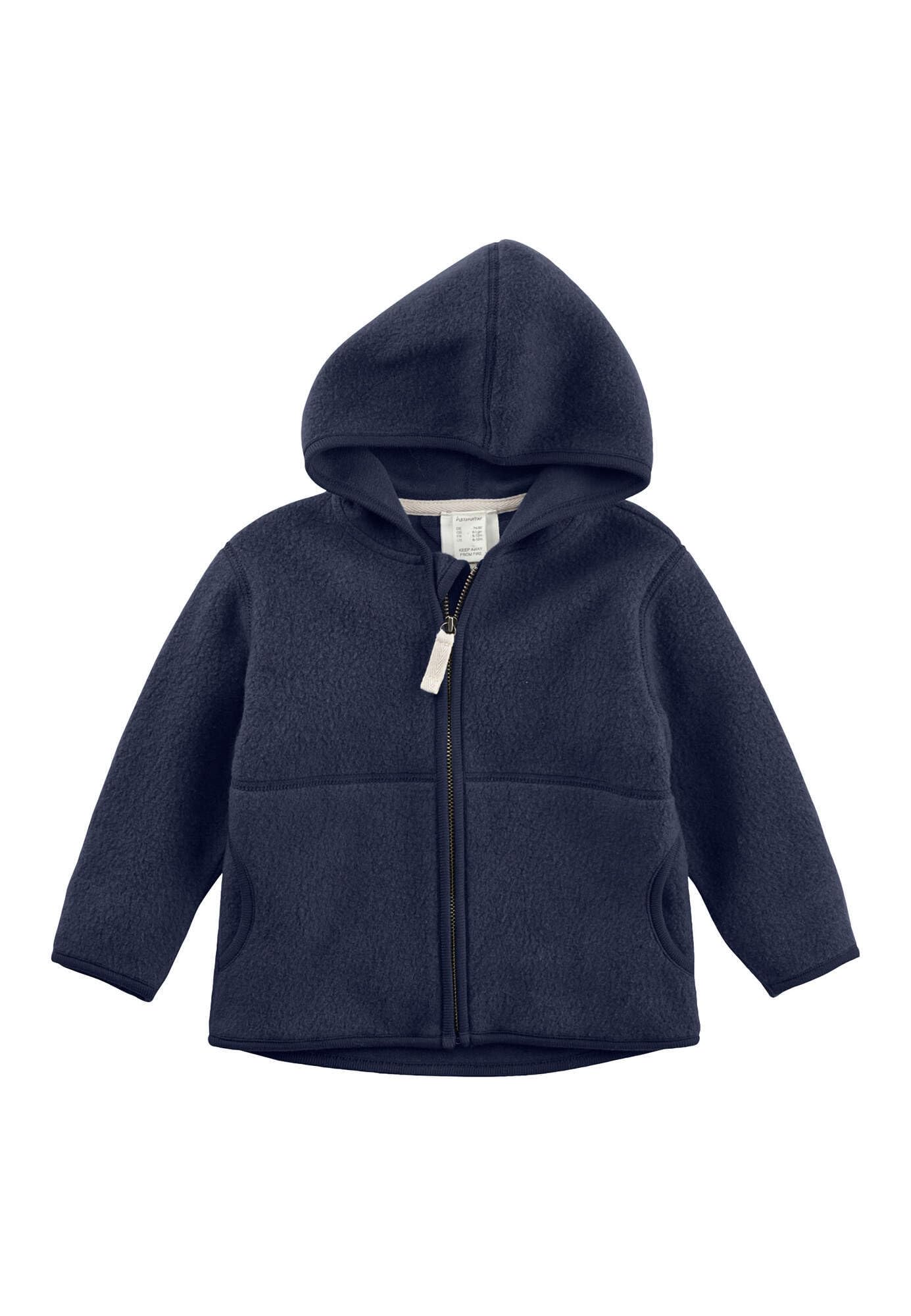 hessnatur Fleece-Jacke aus reiner Bio-Baumwolle