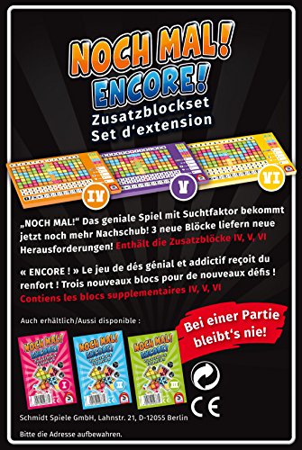 Schmidt Spiele 49365 Noch mal so gut, Würfelspiel aus der Serie Klein & Fein, bunt & 49345 Noch Mal Zusatzblöcke (3… – Bild 6