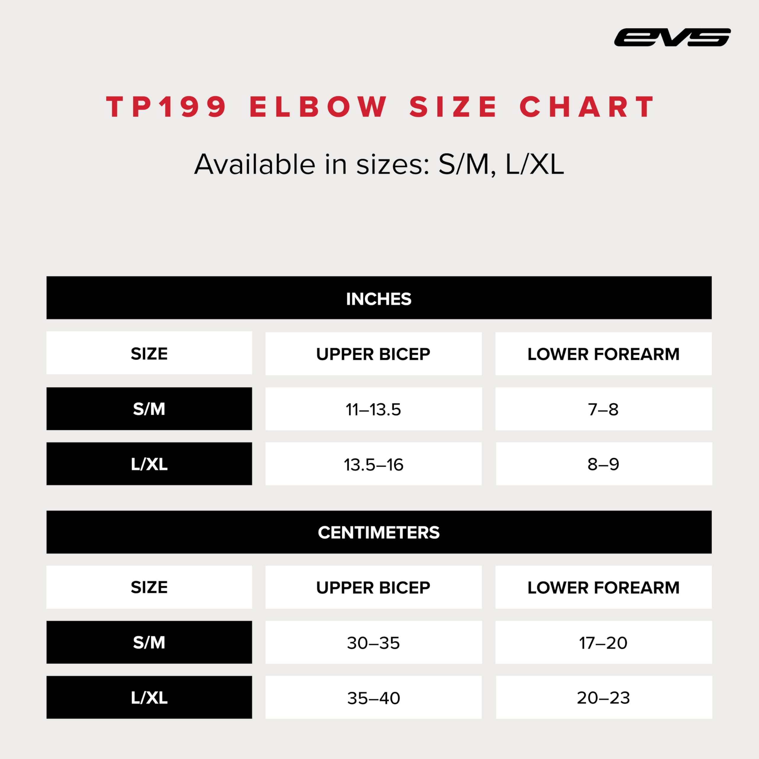 EVS Sports Schützer TP199 Elbow Blackout - L/XL - Schwarz