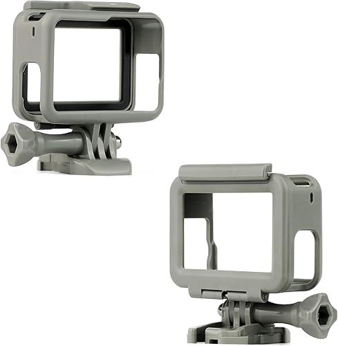 Miniatura 3 de SOONSUN Carcasa De Montaje De Marco Para GoPro Hero 5 6 7 Negro Blanco Plata Hero 2018 Cámaras Carcasa Protectora Con Hebilla Y Tornillo, Todas Las