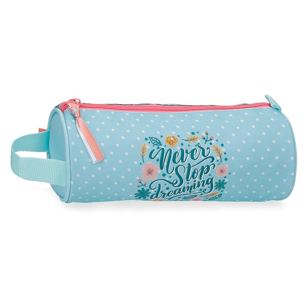 MOVOM Never Stop Dreaming Case Round Blue 23x9x9cm Polyester, Blue, Round Case