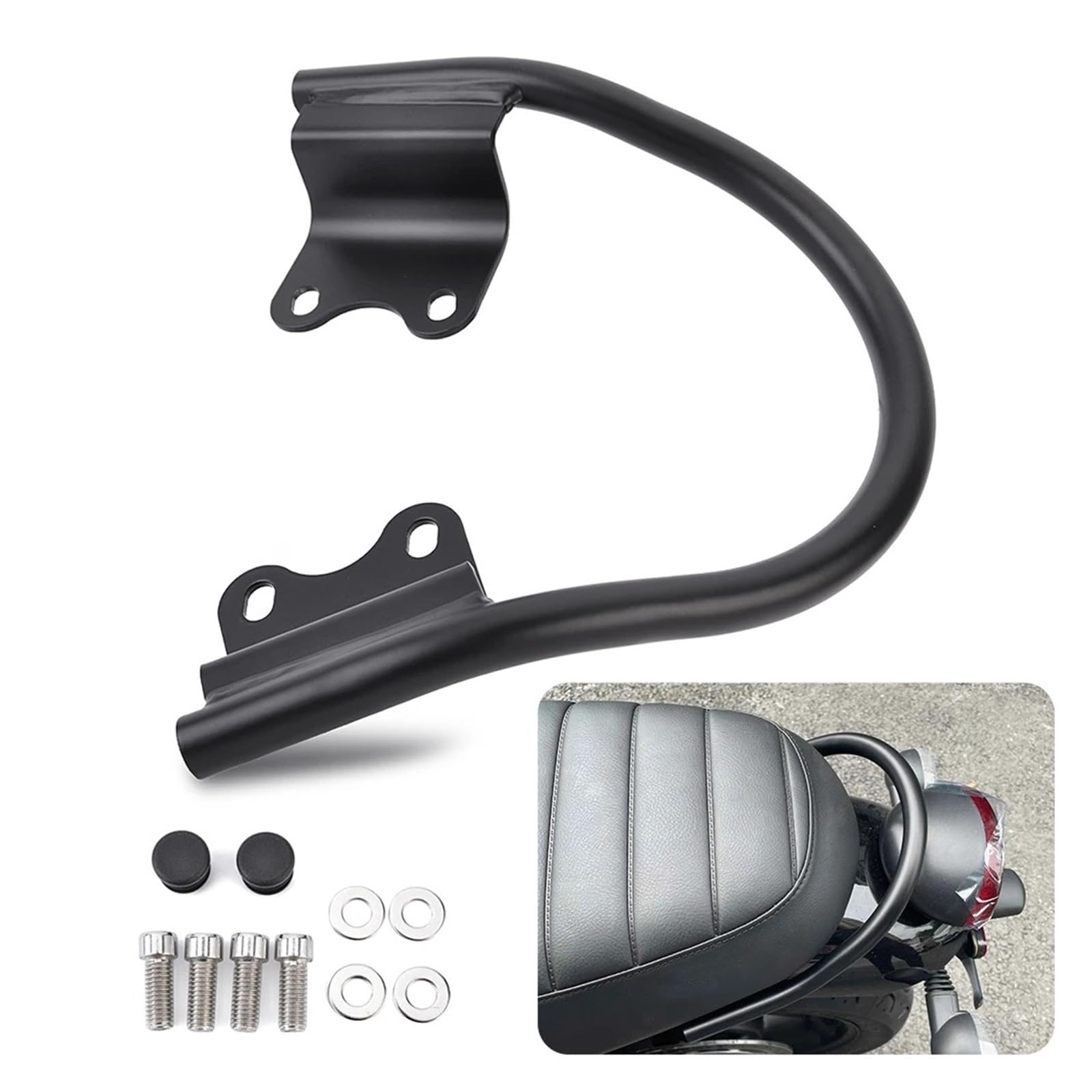 Portapacchi Moto Maniglie Barra Sostegno Sedile Posteriore Maniglia Bracciolo Sedile Portapacchi Per Street Twin 900 Per Street Per Scrambler 900 Per Speed ​​Twin 1200 Portapacchi Posteriore