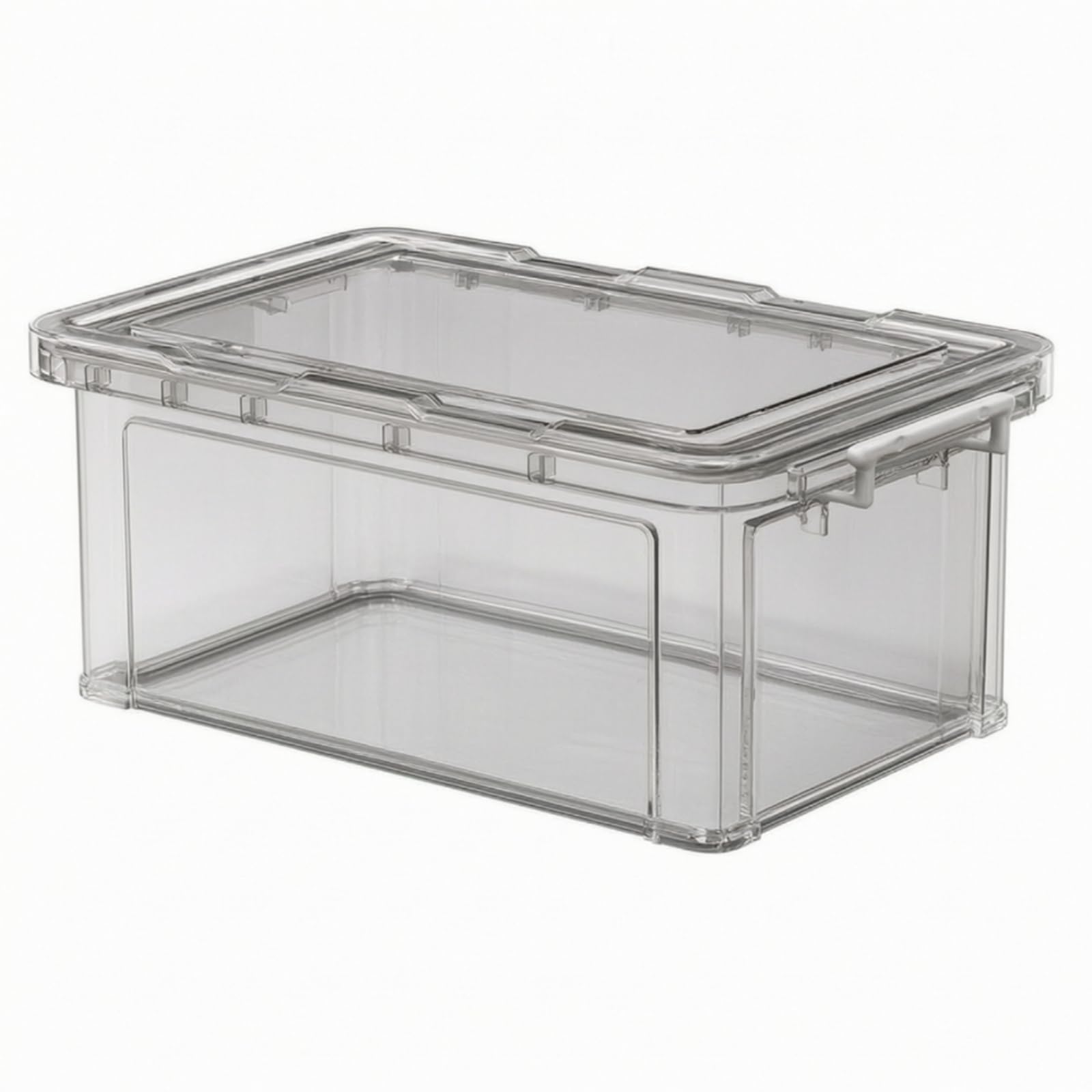 Scatola Trasparente Salvaspazio , Grigio Trasparente , 3XL 53x38x24.5cm