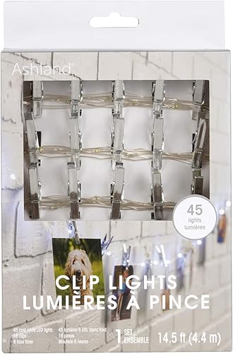Miniatura 3 de Ashland Luces LED de color blanco frío con clip de 45 quilates