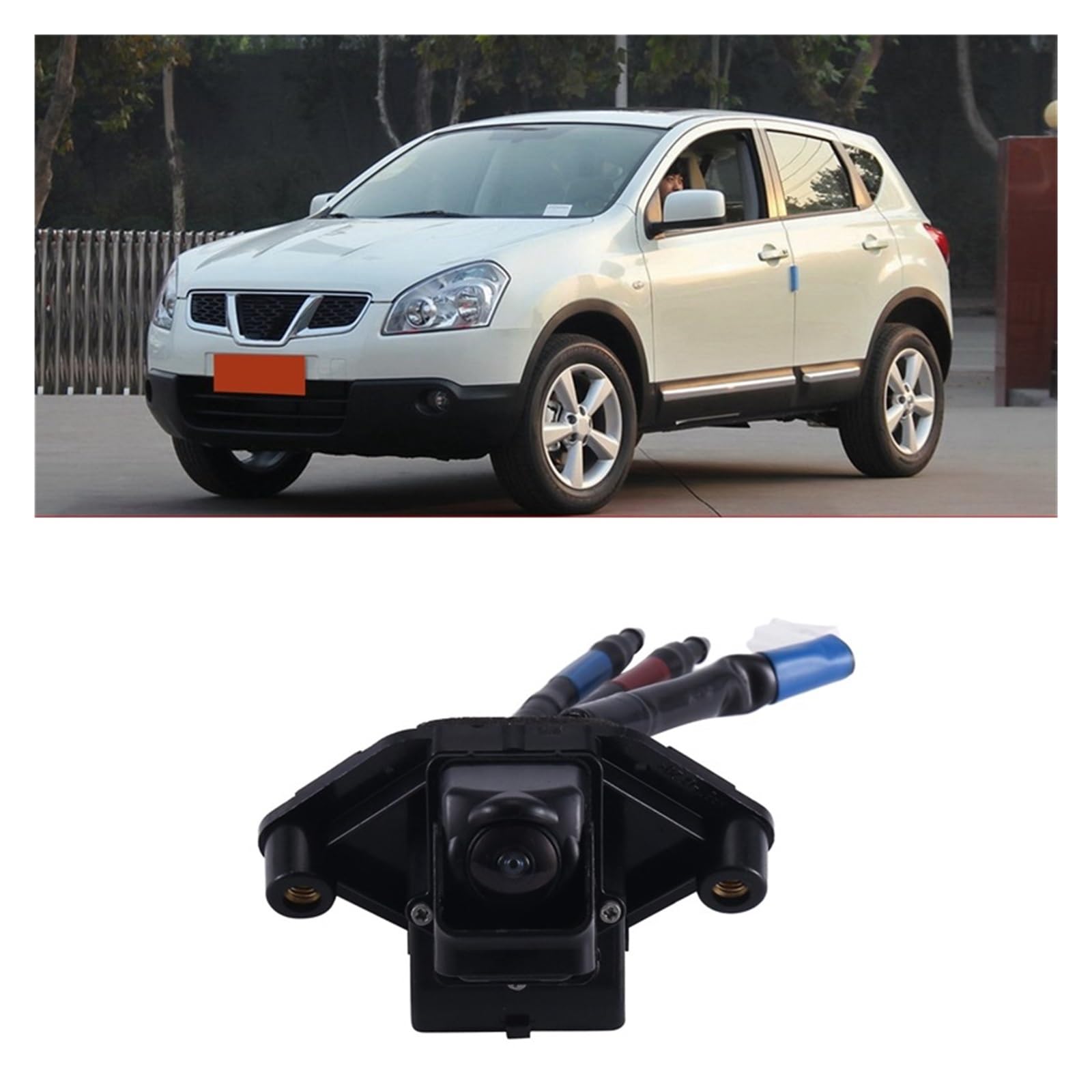 Kamera Lusterka Kompatybilna z Nissan QASHQAI 2014-2017 ABS Tył Boczny