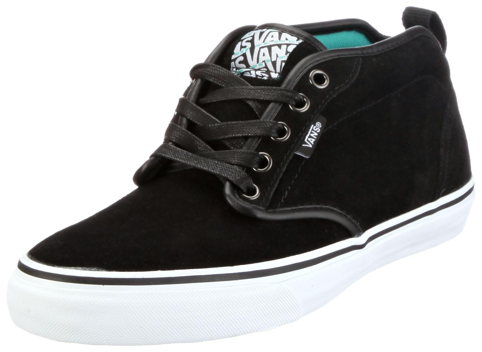 Vans M Atwood Mid Black/White VNJPBA2 - Zapatillas de Ante para Hombre, Color Negro, Talla 44,5