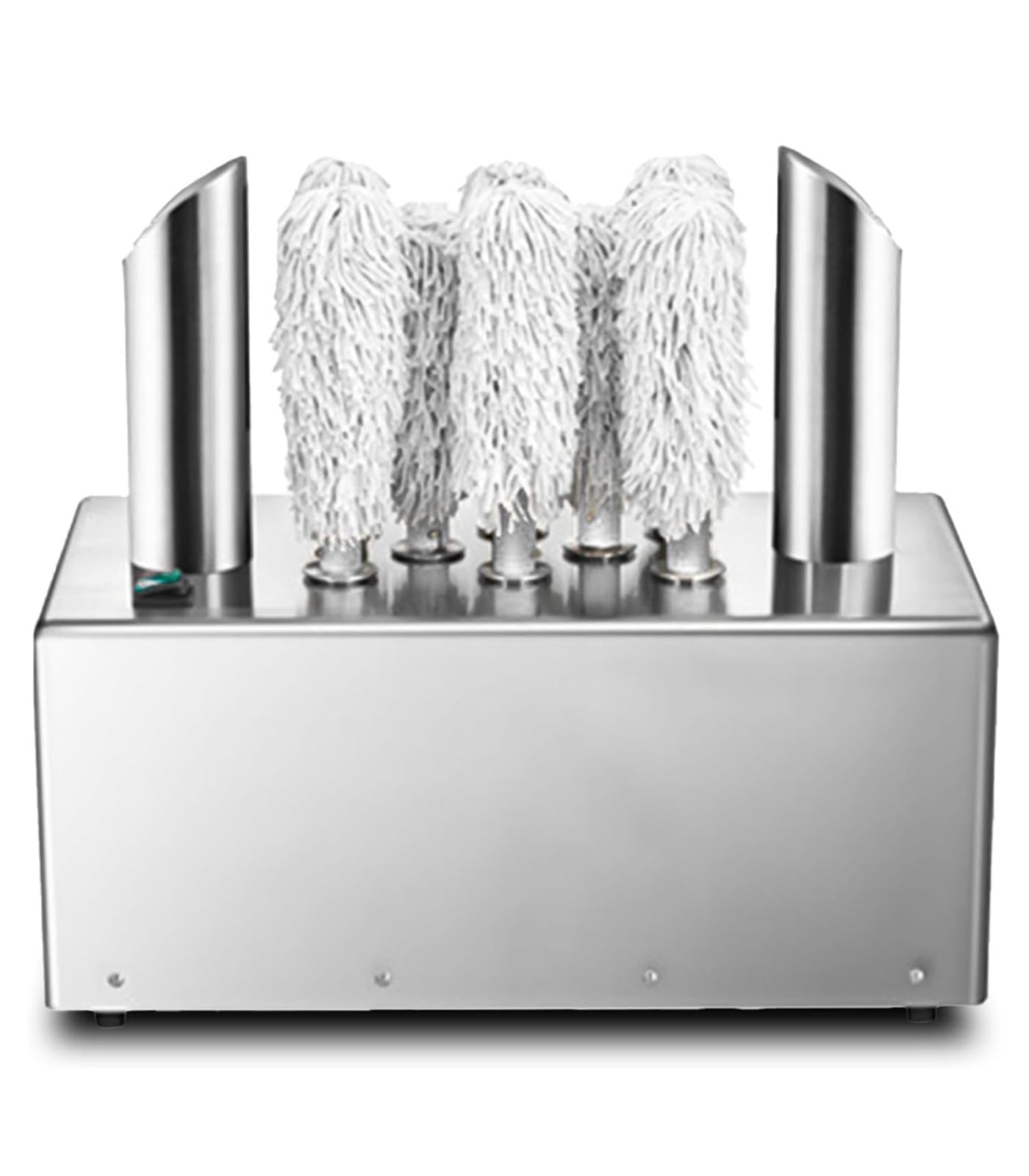 Polisseuse à Verres Professionnelle en Acier Inoxydable pour la Vaisselle, Lave-Verres pour Bars, Restaurants, hôtels, Cuisines 8heads