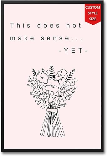 LOLUIS Decoración motivacional, mentalidad de crecimiento de salud mental, afirmaciones positivas, póster educativo impreso para decoración de aula