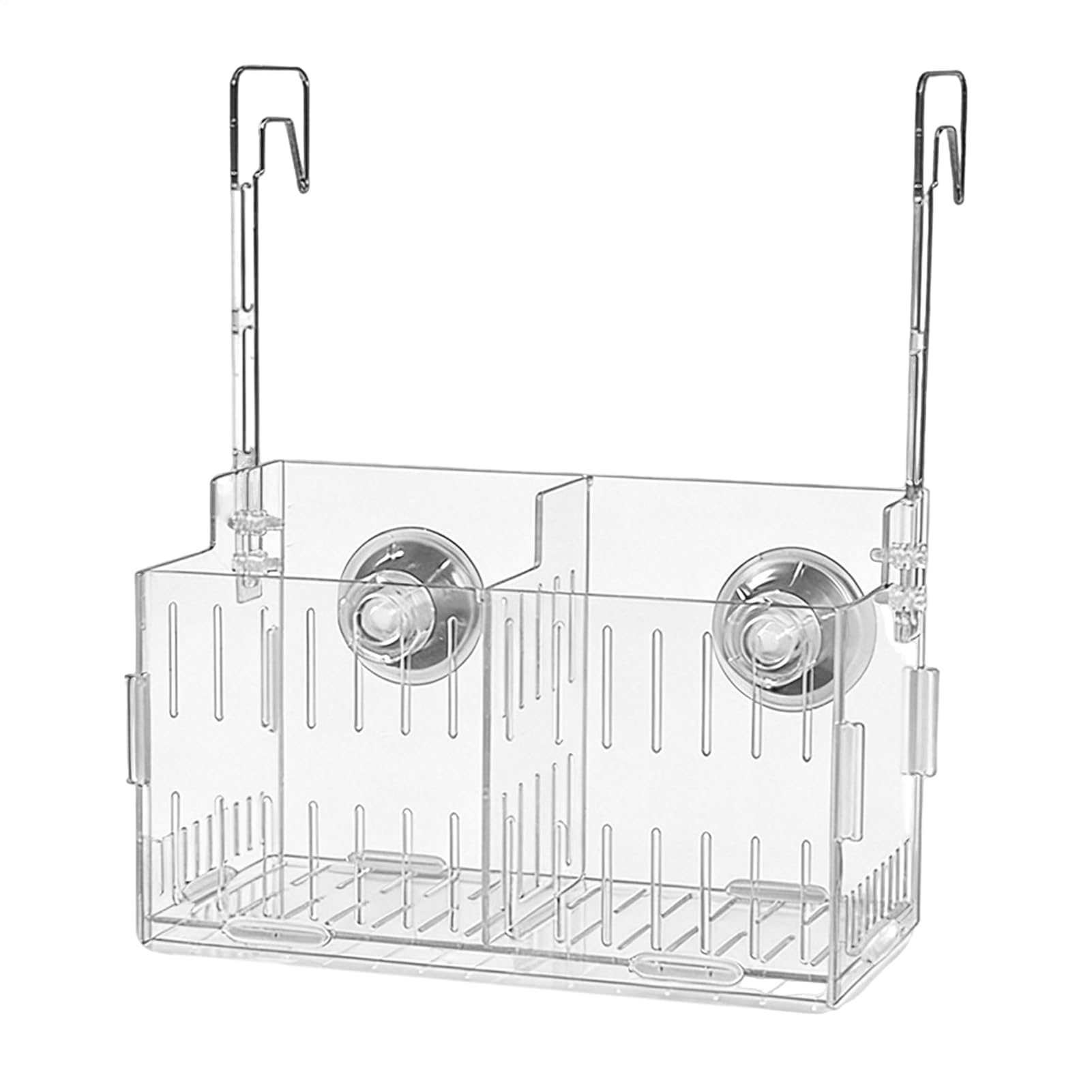 Supporto per piante per acquario, versatile per uso acquatico, 1 pezzo, supporto per piante per acquario, separatore per pesci d'acquario, facile da installare, per decorazione, mensola angolare