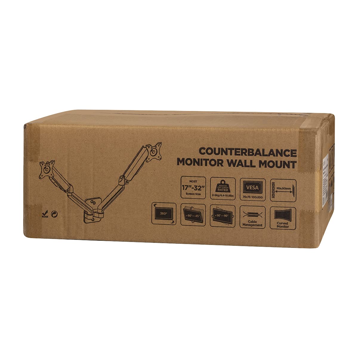 Logilink MonitorwandHolder 2-fach, 17–32 (BP0146)