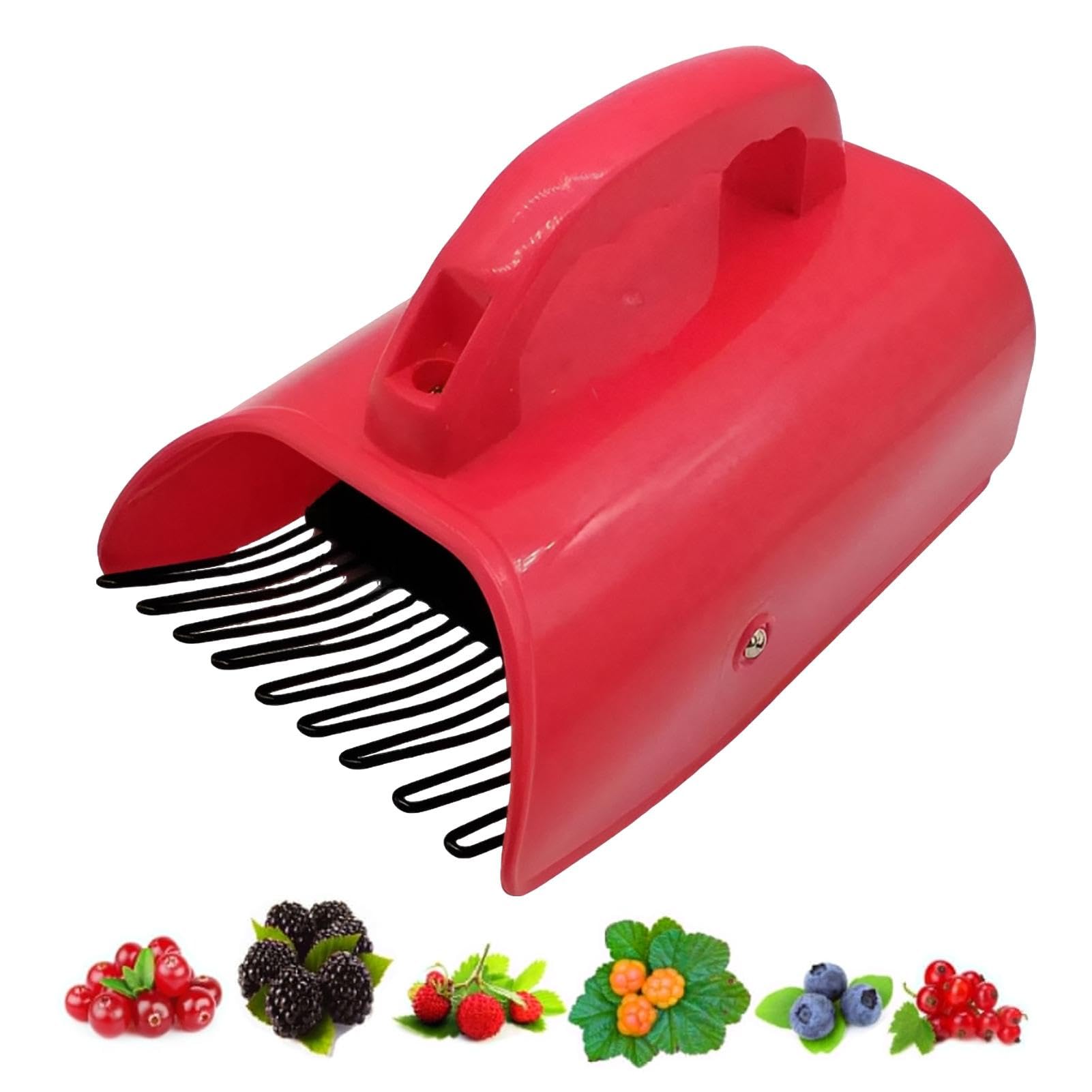 Ergonomischer Beerenpflücker Mit Griff - Rostfrei Für Heidelbeeren, Brombeeren & Mehr