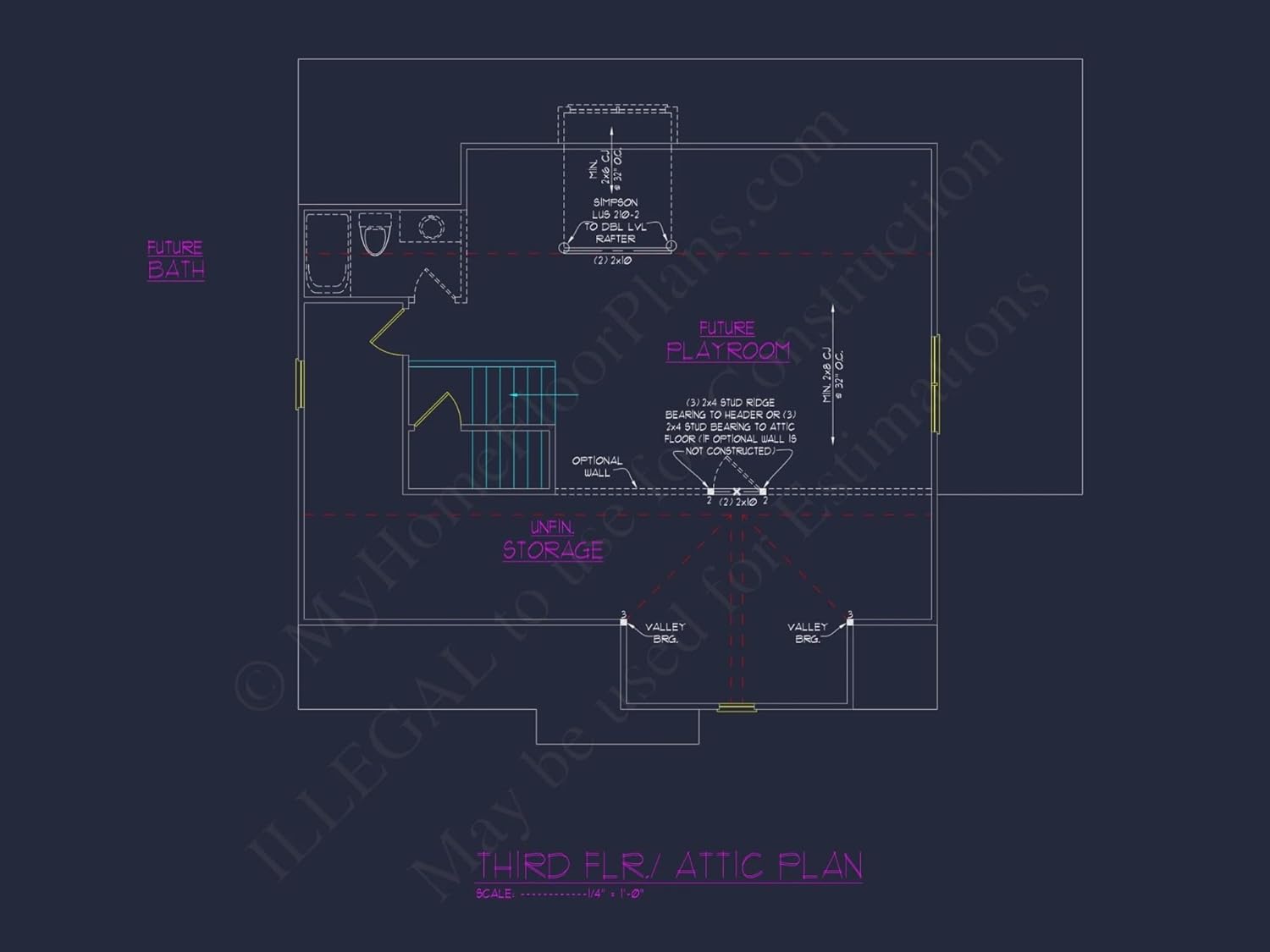13-1831A HOUSE PLAN - Elegant House Design Floor Plan with CAD Blueprint Designs