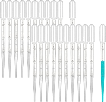 ESHATO 一次性塑料转移吸管 适用于科学实验与DIY艺术