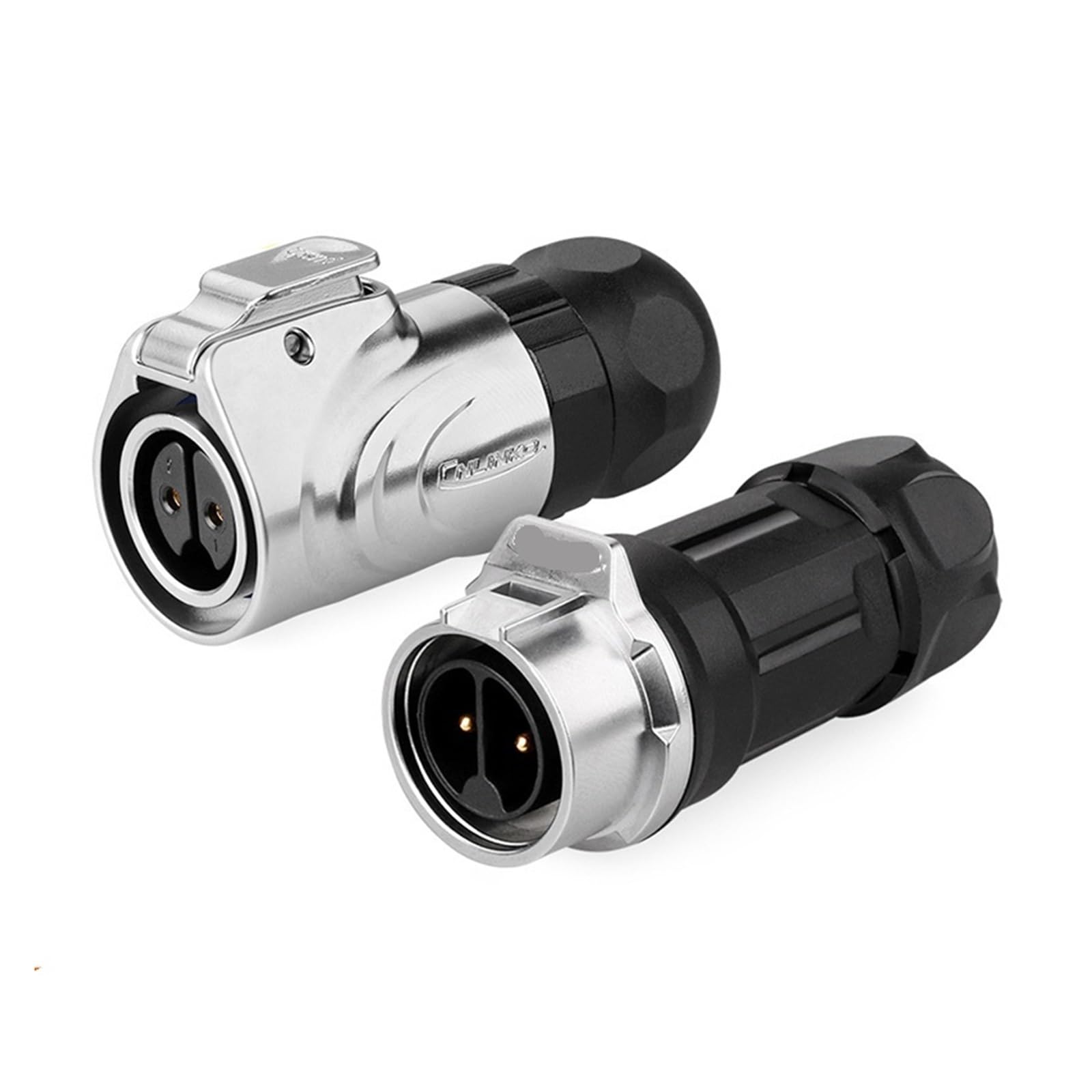 Conector LP16 de 2 pines macho y hembra impermeable M16 para alumbrado exterior