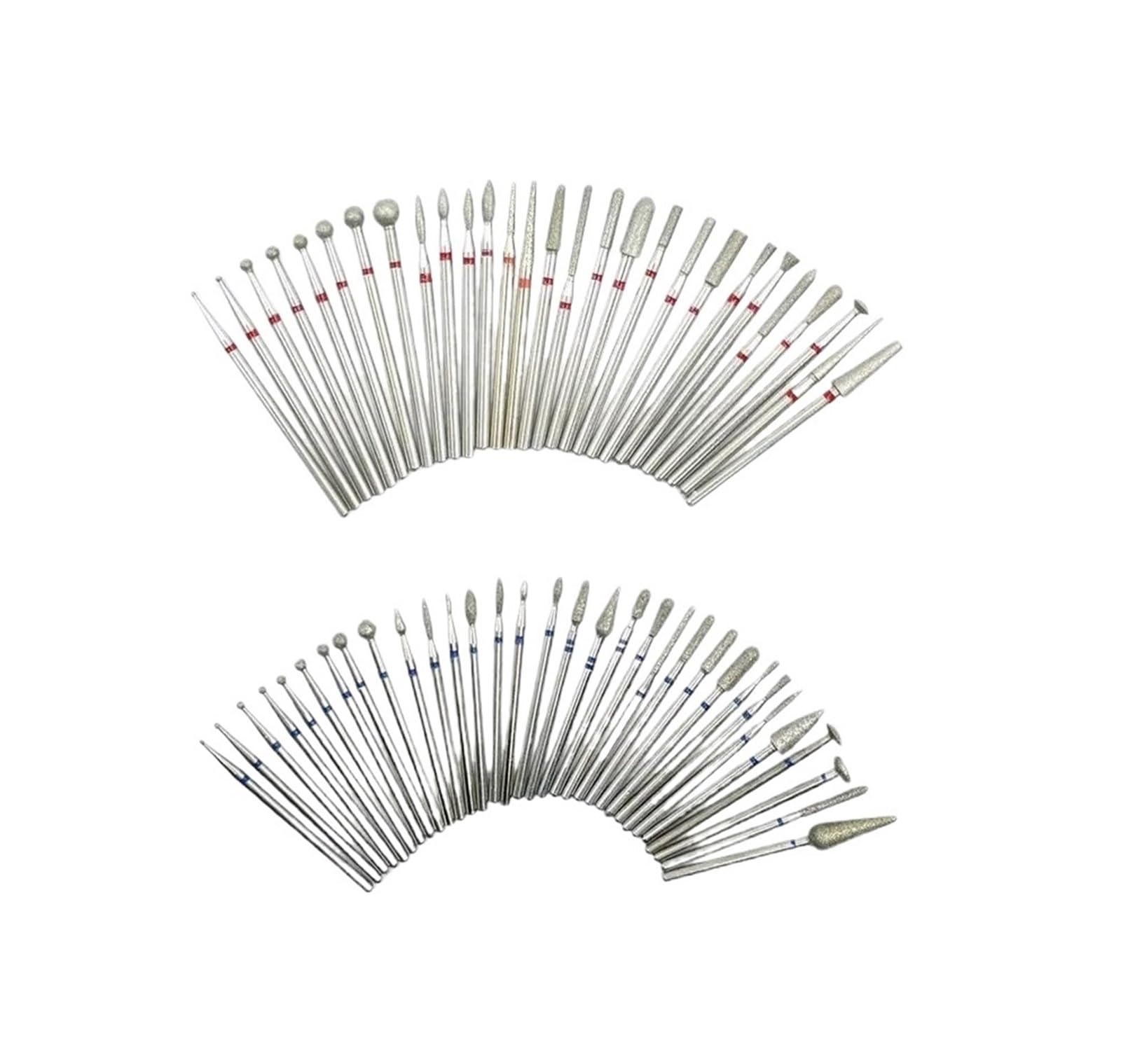 Trapano punte Confezione da 10 punte for trapano for unghie diamantate multicolori for manicure(Efs27)