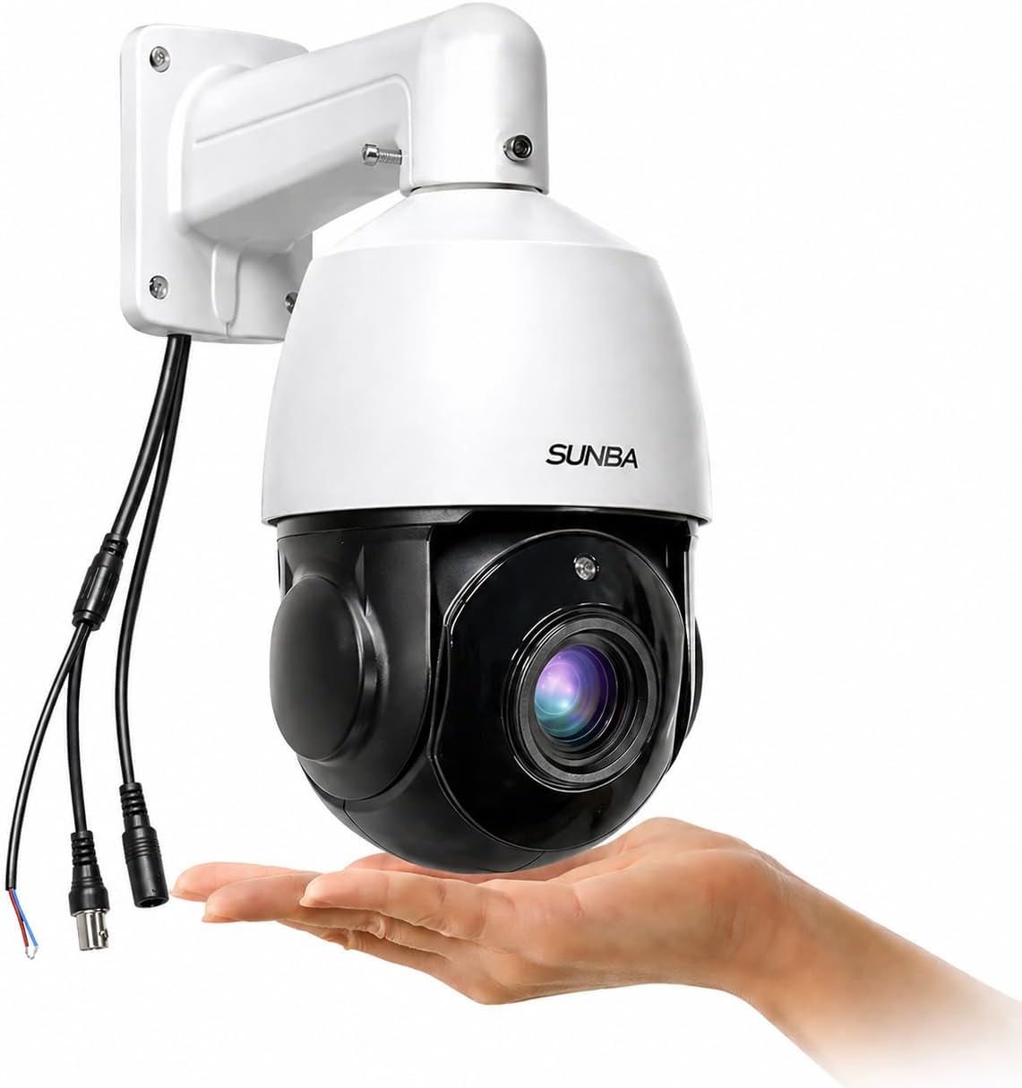 SUNBA Outdoor PTZ Analog Camera, 22X Optical Zoom, 960H CCTV Security Dome Camera, up to 328ft Night Vision with RS485 Control (405-22X)