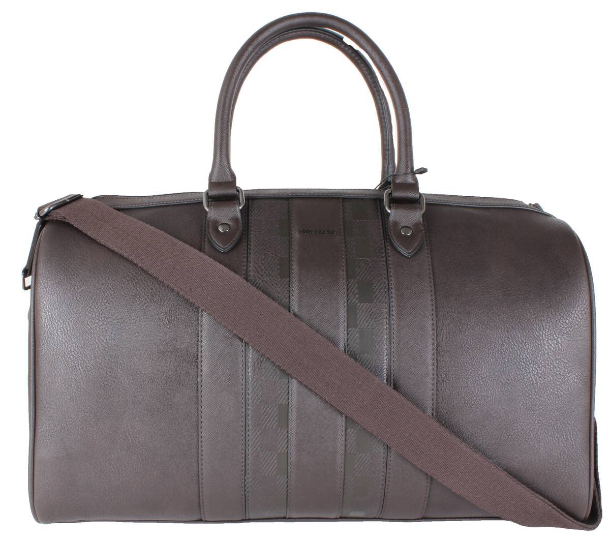 Ted Baker london Waylin-House Check pu Holdall, BRN-Choc